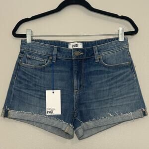 Paige Jimmy Jimmy Shorts Raw Hem Rolled Size 26